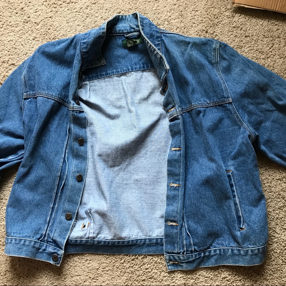 Vintage JCREW oversized denim jacket